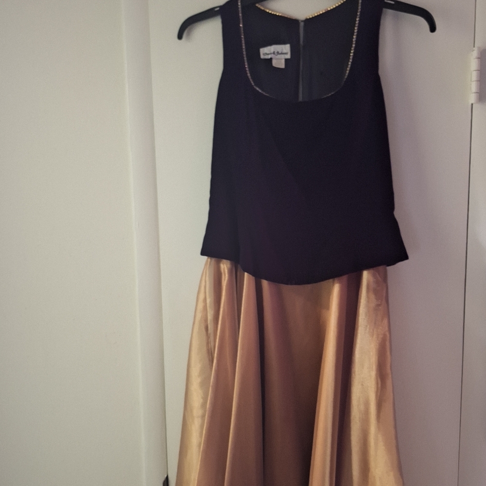 Black and Gold Dress